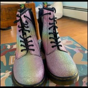 Rainbow glitter Dr. Martens